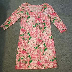 Lilly Pulitzer Palmetto Print Flamingo Dress!